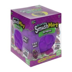 Smush Mart GRAPES VIRAL Scented 6" Jumbo Squishy Crazy Fun New Smushmart Grape